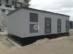 Container MV/LV Transformer Stations in concrete enclosures